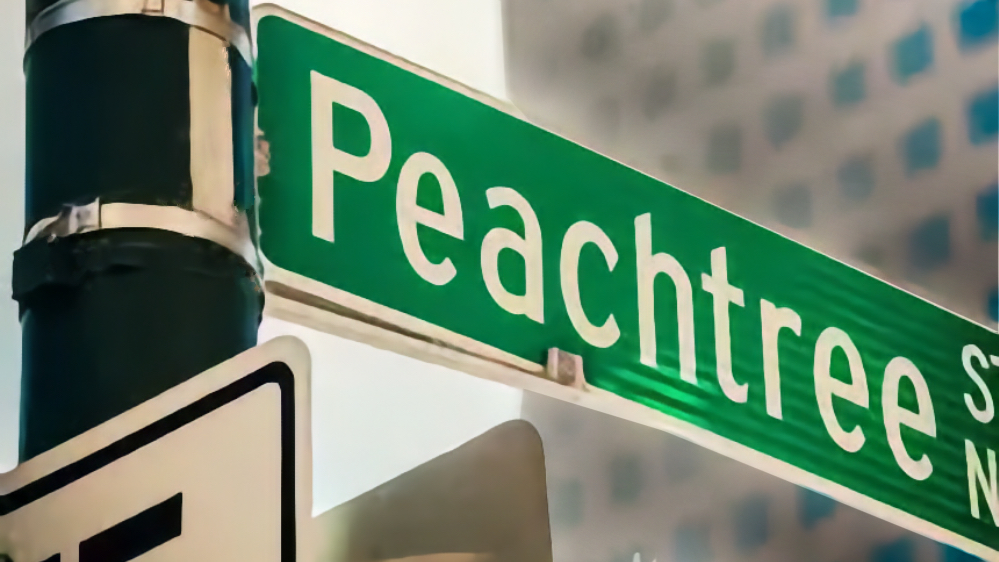 Peachtree Sign